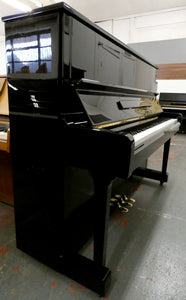 Yamaha U1 Upright Piano in High Gloss Black Finish