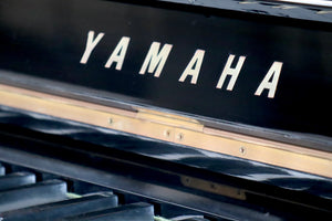  - SOLD - Yamaha U1 in Black High Gloss Cabinet