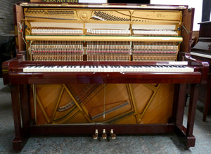Yamaha U1 Upright Piano in High Gloss Mahogany Cabinetry