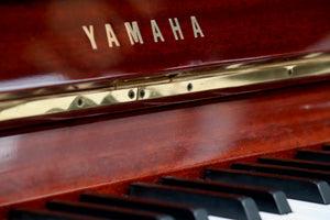 Yamaha C108 Upright Piano in High Gloss Mahogany Finish