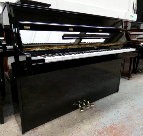 Yamaha C110A Upright Piano in Black High Gloss Cabinet