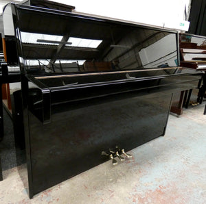 Yamaha C110A Upright Piano in Black High Gloss Cabinet